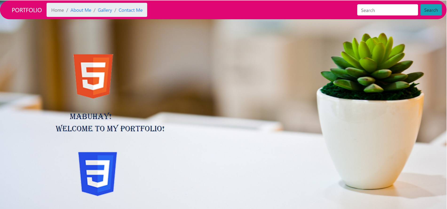 home using HTML, CSS, Bootstrap